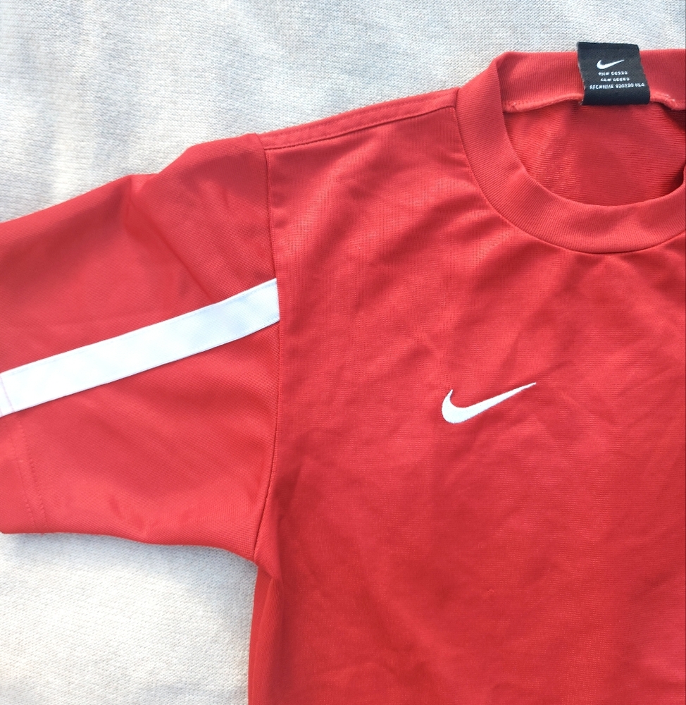 Red Nike Jersey Shirt